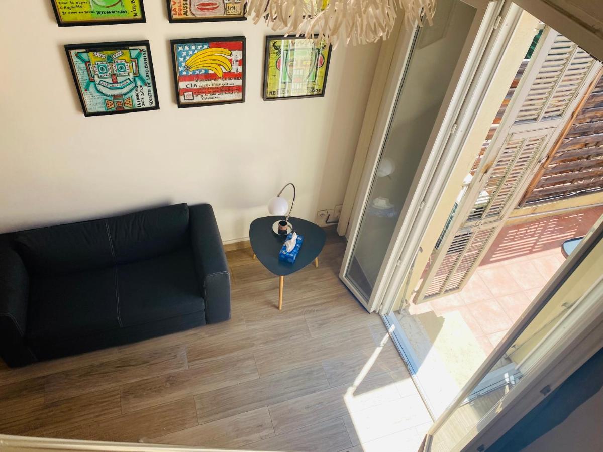 Cosy Mezzanine Avec Terrasse Proche Mer Nizza